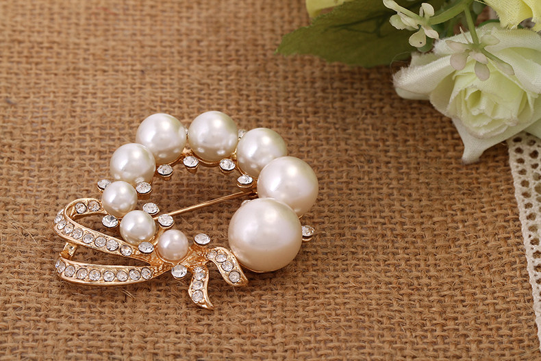 Broche femme en Zircon diamant - Ref 1173609 Image 8