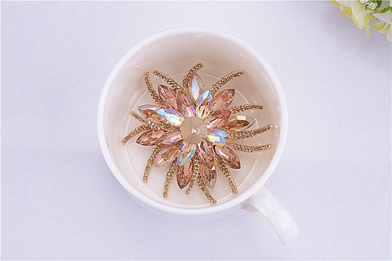 Broche femme en cristal autrichien - Ref 1187347 Image 8