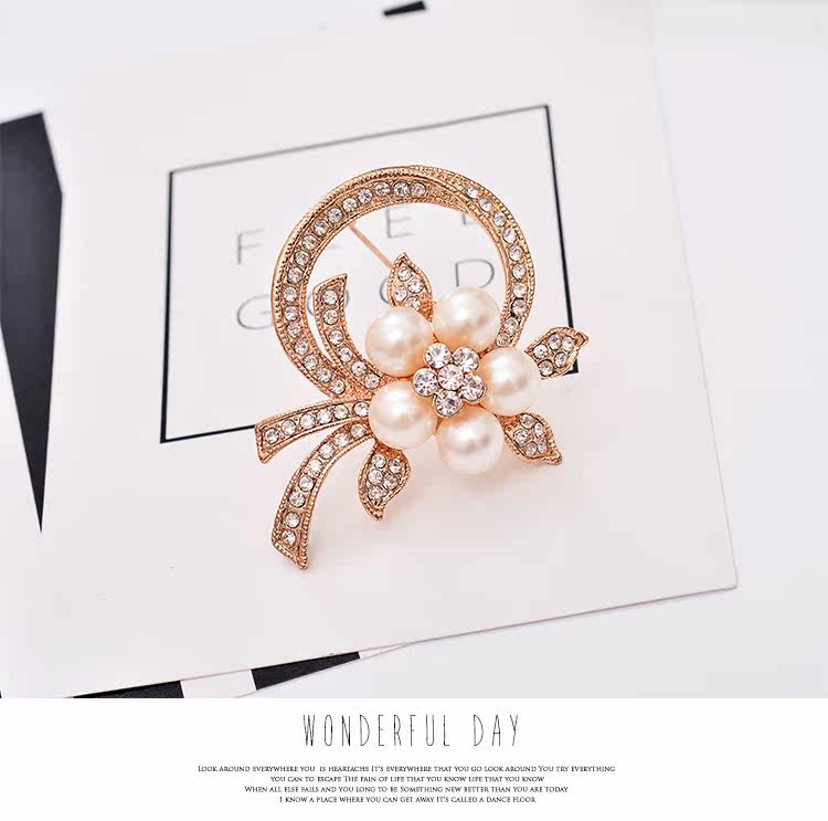 Broche femme en Zircon diamant - Ref 1174210 Image 8