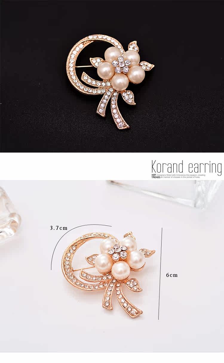 Broche femme en Zircon diamant - Ref 1174210 Image 11