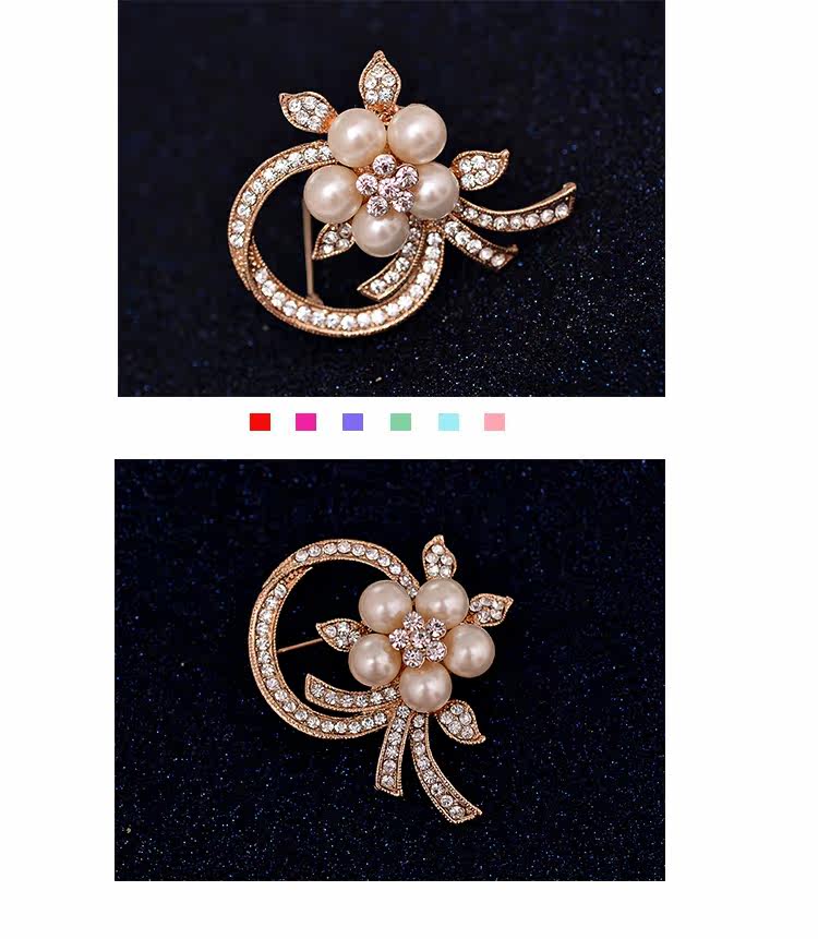 Broche femme en Zircon diamant - Ref 1174210 Image 10
