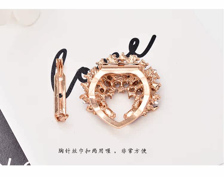 Broche femme en Zircon diamant - Ref 1187342 Image 10