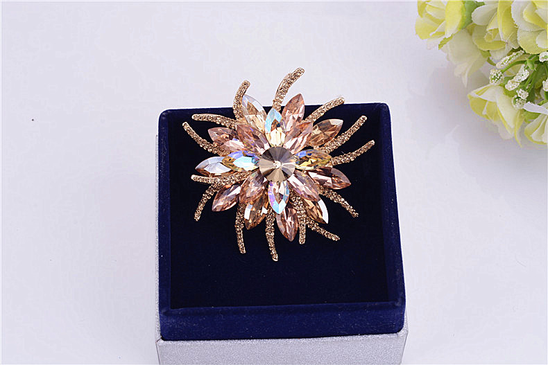 Broche femme en cristal autrichien - Ref 1187347 Image 7