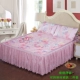 Rửa được băng mùa hè lụa mat ba mảnh ngày mô hình gấp bedspread giường váy mùa hè Ruanxi 1.8m dày sợi mat - Thảm mùa hè