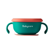 babycare baby straw bowl soup baby special food bowl suction cup three-in-one snack bowl childrens tableware