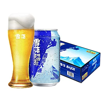 雪花啤酒勇闯天涯拉罐330ml*24听[10元优惠券]-寻折猪