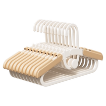 Childrens clothes hanger babys special clothes drying rack retractable newborn toddler middle and large childrens household clothes hanger