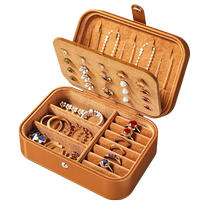 Xingyou jewelry storage box high-end and exquisite gold jewelry necklace earrings and earrings small and portable dedicated for travel