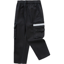 Balabala childrens pants boys trousers autumn sports pants splicing trendy fashion handsome loose letter print