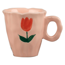 onlycook cute ceramic water cup mug internet celebrity high-looking drinking cup hand painted girls mouth cup