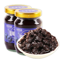 Cereal Secret Blueberry Fruit Jam 160g x 2 bottles Low-fat Large Particle Pulp Baking Ingredients Bread Partner