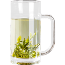 Green Apple Thickened Beer Cup Tea Cup Water Cup Drinking Cup Mouth Cup Hot Drink Cup 1 Cup Handle Cup Glass Cup
