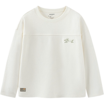 (Same style in the mall) Mini Balabala skin-friendly pure cotton bottoming shirt for boys and girls autumn new long-sleeved T-shirt