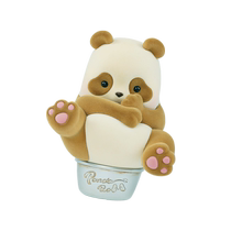 52TOYS Panda Roll fat baby pot milk Maillard color hand-made office doll trendy toy ornaments