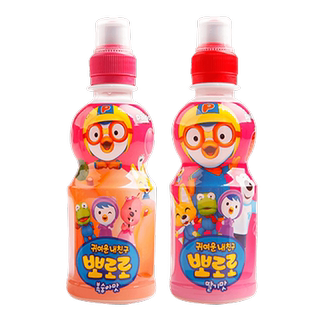 【尝鲜推荐】啵乐乐儿童果汁饮料混合装235ml*2瓶装韩国进口饮品