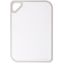 Double gun cutting board household plastic cutting board effective anti-mildew kitchen fruit cutting board mini dormitory white chopping board