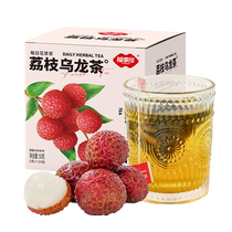 Follita Lychee Oolong Tea Hot Soak In chee 50g1 Box (10 packs) Punch Pinks