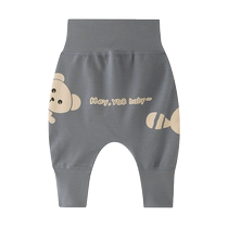 Youqi baby pants new stretch cotton type A high waist design comfortable and warm casual trousers cute autumn and winter style