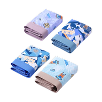 Youkesiu childrens underwear boys shorts 4 pack 12-15 years old teenagers high school junior high school students flat corners four corners