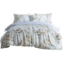 (Ensemble de 8 pièces Crown Tencel Seersucker) Drap de lit quatre pièces Tencel housse de couette Seersucker ensemble de quatre pièces