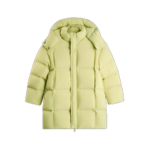 EBAER childrens down jacket mid-length childrens clothing thickened 2024 winter new three-proof winter jacket for boys and girls