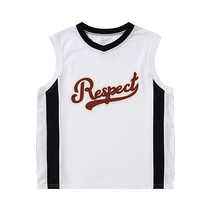 (Golf Series) Ueki Childrens Clothing Long Sports Girls Vest Medium and Large Children 2024 Summer Clothes New Children