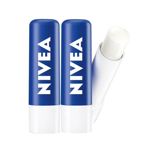Nivea, увлажняющий защитный осветляющий бальзам для губ, бесцветный крем для губ подходит для мужчин и женщин, против трещин, смягчает морщинки на губах, 2 шт