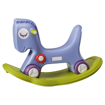babycare childrens rocking horse yo-yo car four-in-one baby rocking horse toy baby one-year-old gift anti-flip