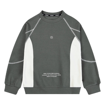EBAER childrens sweatshirts childrens clothing boys and girls spring and autumn 2024 autumn new sports outdoor antibacterial tops trend