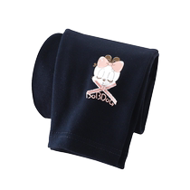 Babudou childrens pants spring and autumn womens outer wear autumn thin 3-year-old 5-year-old girl baby girl leggings pure cotton