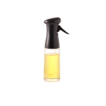 BJ Baijie push-type atomized oil spray bottle kitchen cooking oil olive oil spray bottle outdoor barbecue glass oil bottle