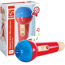 Hape echo microphone microphone toy musical instrument girl baby singing child children amplified karaoke wireless