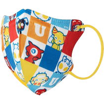 Green nose baby mask 0-6 years old childrens protective 3D three-dimensional baby mask 1 pack * 5 pieces