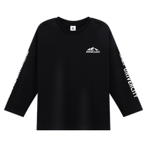 Zuoxi childrens clothing boys T-shirt long-sleeved pure cotton childrens autumn clothing 2024 new autumn top mountain style bottoming shirt trendy