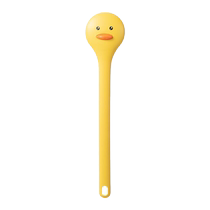 Little yellow duck bath rub back soft hair long handle bath brush rub bath brush back artifact rub back back brush bath brush