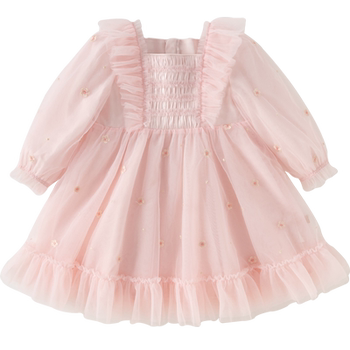 David bella girls dress mesh princess dress
