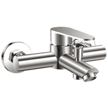 Stainless steel mixing valve bathroom hot and cold shower faucet concealed triple shower water heater switch set