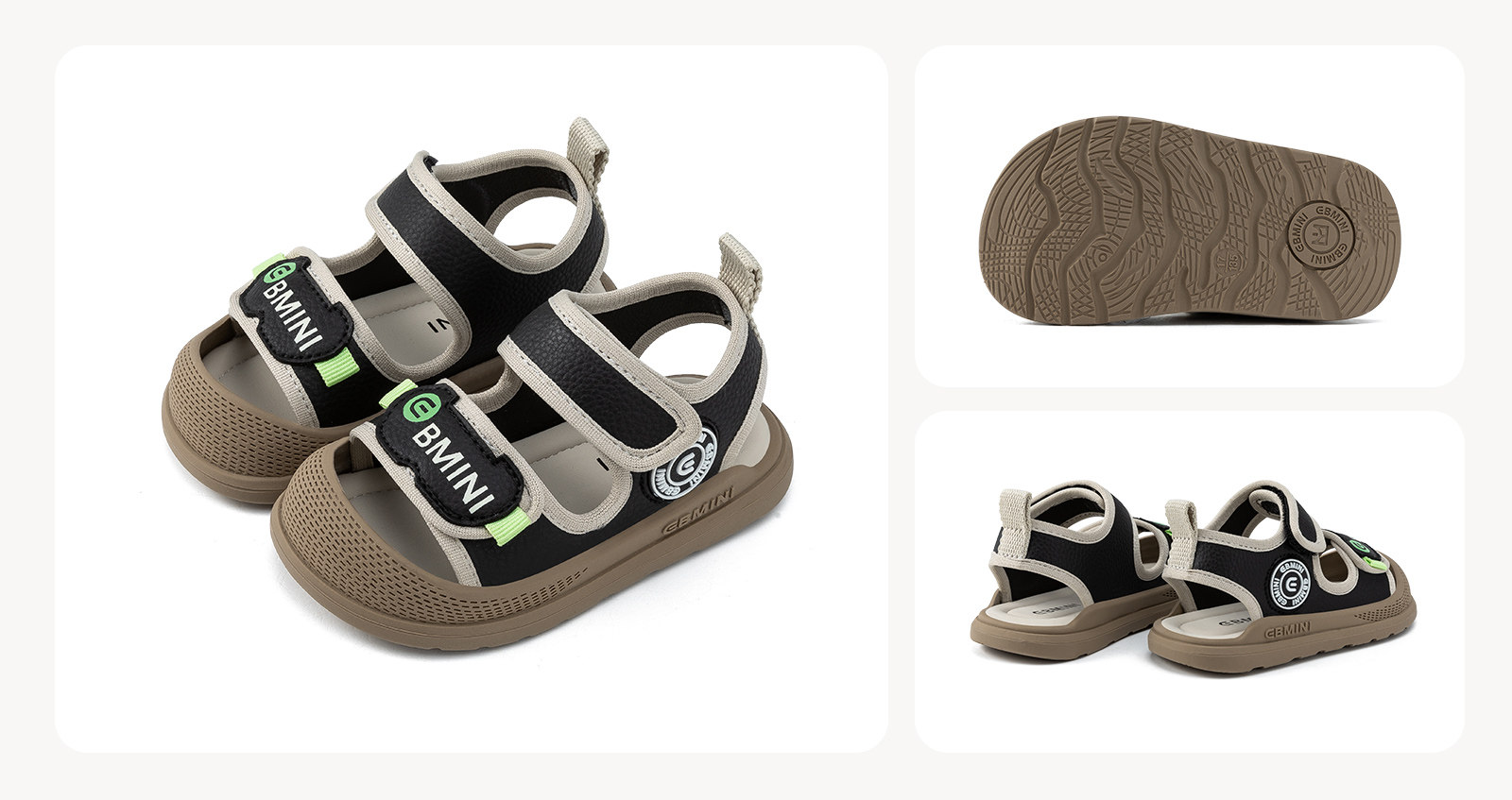 Yingbeimini Baby Sandals for Boys, Summer Toddler Shoes, Infant Walking Shoes with Soft Soles, Breathable Children's Shoes — 13