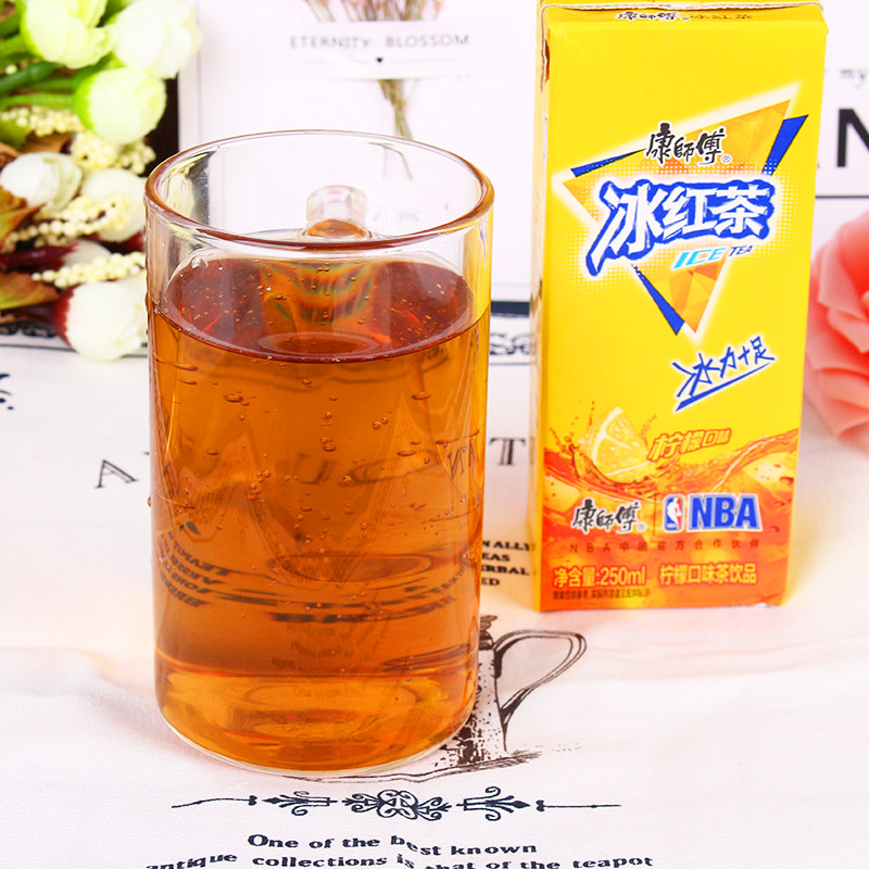 康师傅 柠檬味冰红茶 250ml*24盒*2箱 聚划算双重优惠折后￥46.11包邮 88VIP会员还可95折