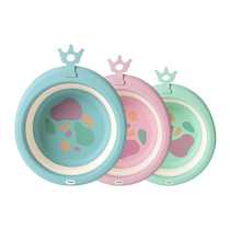 Dafu Rui baby folding washbasin newborn baby foot washing butt washing basin three-piece set for children