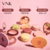 Vnk fruit macaron phấn má hồng hai tông làm sáng làn da sức sống màu hồng đào nude trang điểm sửa chữa làm sáng nước da đỏ ròng - Blush / Cochineal