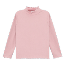 Zuoxi girls 5A antibacterial cationic heating bottoming shirt fungus half-collar underwear