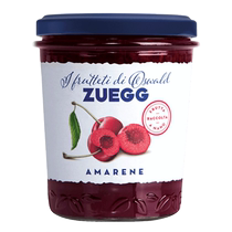 Confiture de cerises Carrie Zuegg confiture de pulpe de cerise noire confiture de yaourt pain à tartiner 320g × 1 bouteille importée dallemagne