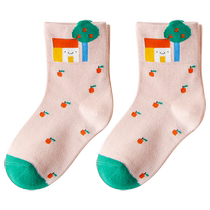 Caramella Girl Socks Socks Midbreamn Socks Socks All Season Girl