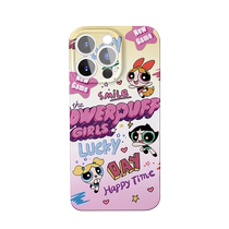 The Powerpuff Girls are suitable for iPhone 14 promax mobile phone case Apple 13 film 12 all-inclusive xsmax hard case