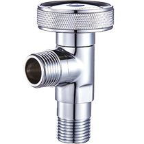 Submarine ball valve all-copper water inlet valve switch gas water heater special angle valve large flow spherical triangle valve