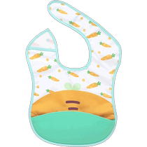 Baby eating bib apron childrens painting smock baby bib waterproof bib anti-dressing child saliva pocket