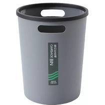 1 large-capacity household garbage basket with press ring and no lid