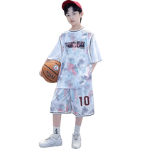 Yibeitong Childrens Boys Summer Basketball Suit 2024 New Sports Vest Summer Medium and Big Children Quick-Drying Summer