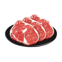 (Meow perfect score) Australian imported grain-fed raw eye-cut steak combination SF cold shipment